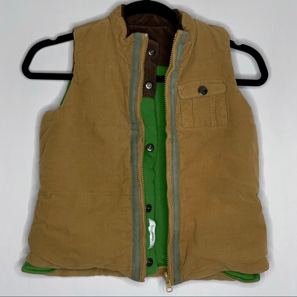 Moby Goby Boys Reversible Corduroy Vest - Medium - Picture 4 of 12